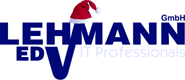 EDV LEHMANN GmbH Logo Weihnachten